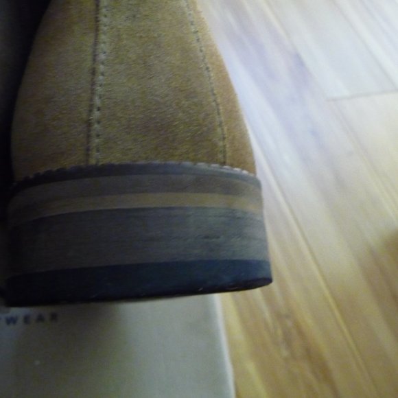 CREVO MEN S DENHAM CHELSEA BOOT TAN DISTRESSED GENUINE SUEDE SIZE 11 USED - Picture 9 of 10